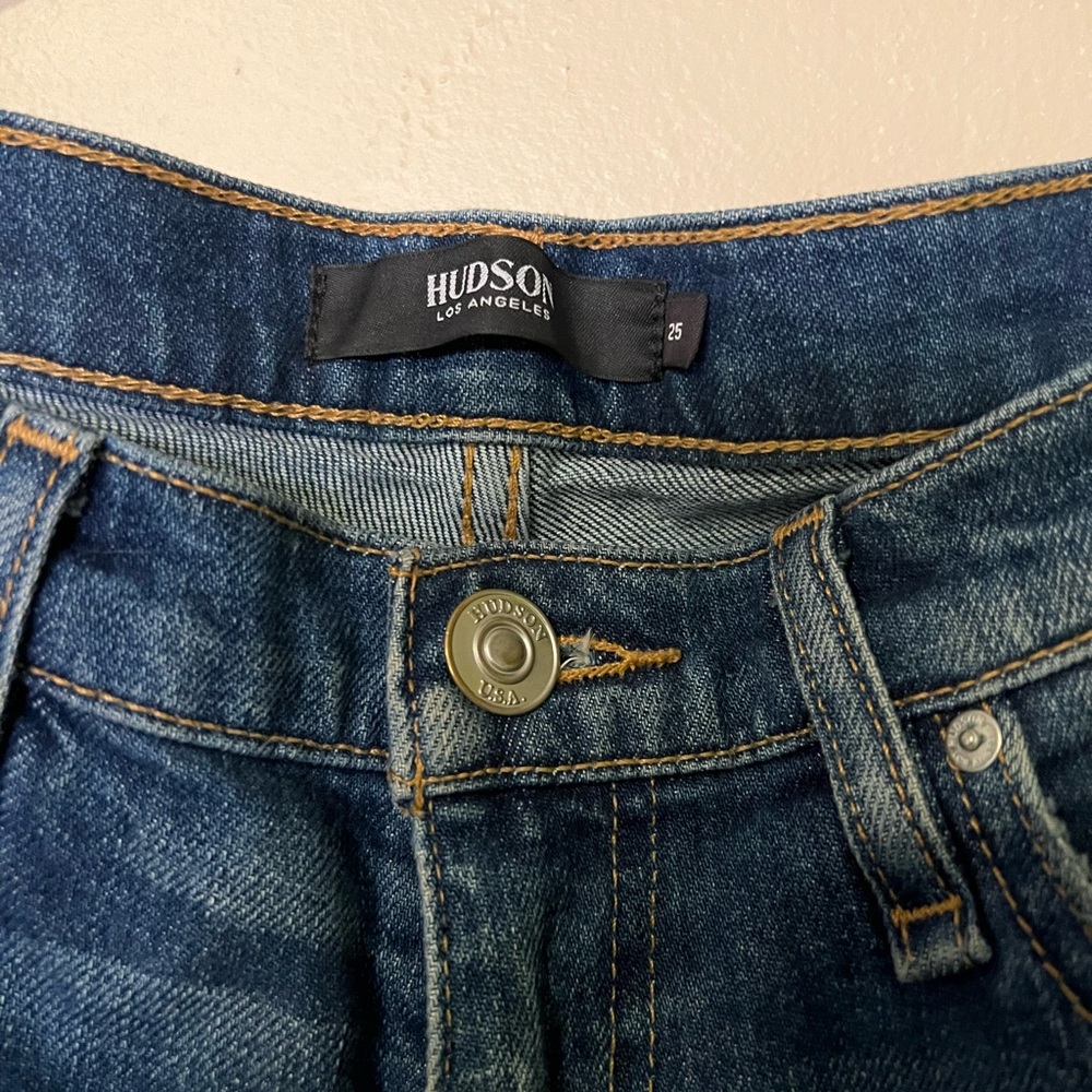 Hudson Dark Blue Denim Jeans